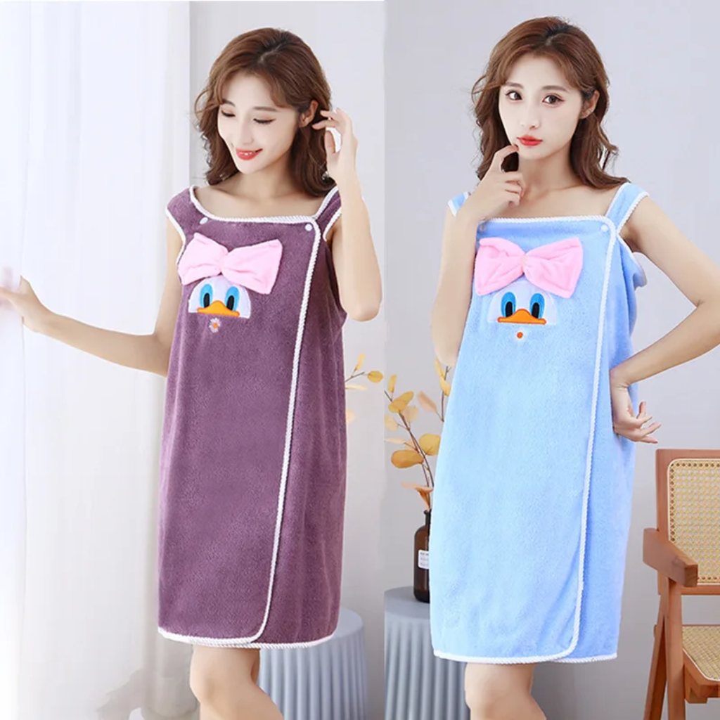 Serviette-Robe de Bain Adorable et Absorbante